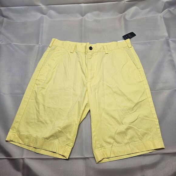 Brooks Brother 346‎ Chino Shorts Men 34 Yellow - Picture 1 of 9